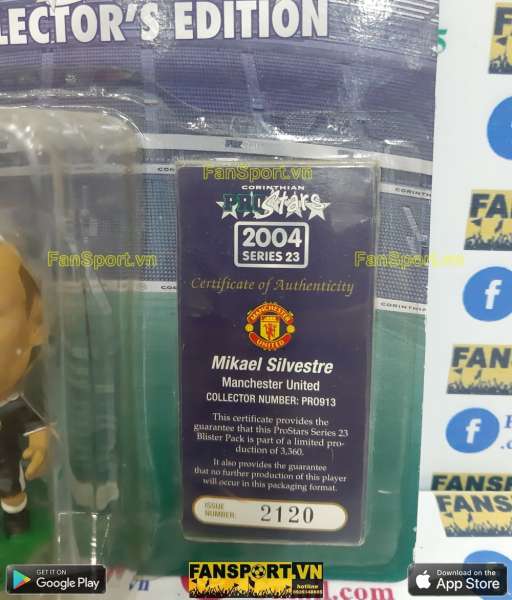 Tượng Silvestre Manchester United 2003 2005 coritnhian PRO913 blister
