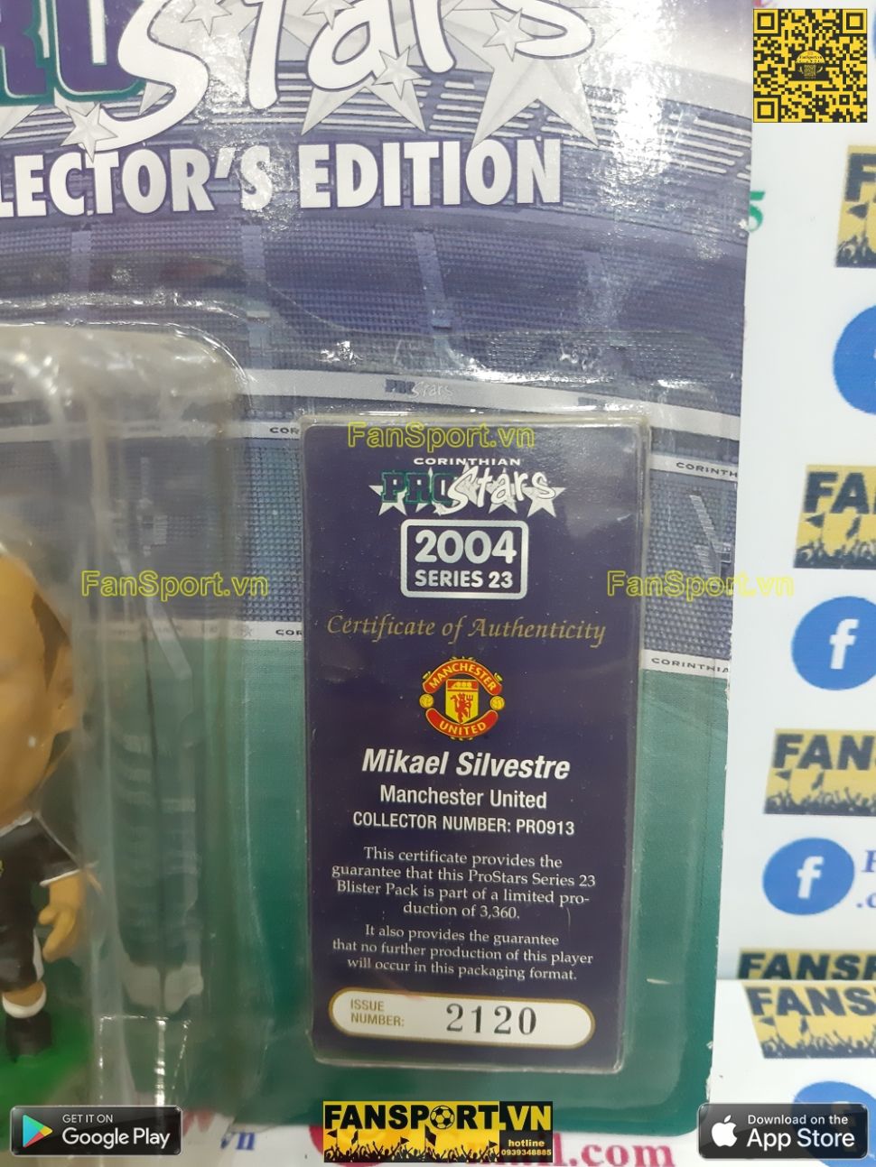 Tượng Silvestre Manchester United 2003 2005 coritnhian PRO913 blister