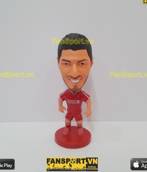 Tượng Luis Suarez 7 Liverpool 2014 2015 home red kodoto mô hình