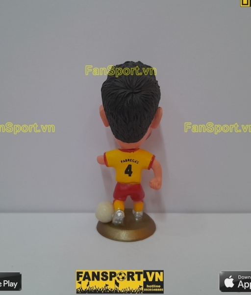 Tượng Cesc Fabregas 4 Arsenal 2010 2011 2013 away yellow kodoto ball