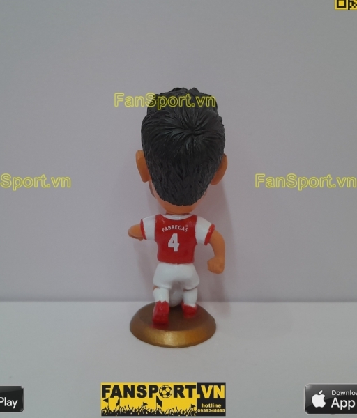 Tượng Cesc Fabregas 4 Arsenal 2010 2011 home red kodoto ball