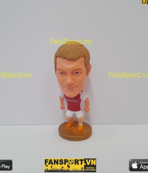 Tượng cầu thủ Jack Wilshere 10 Arsenal 2014 2015 home red kodoto