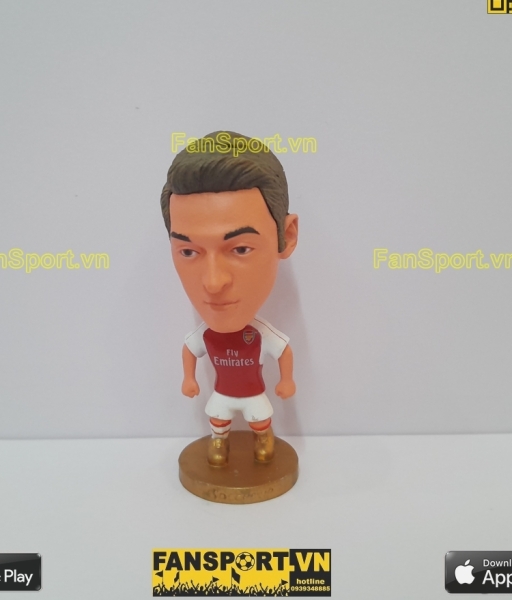 Tượng cầu thủ Mesut Ozil 11 Arsenal 2015-2016 home red soccerwe