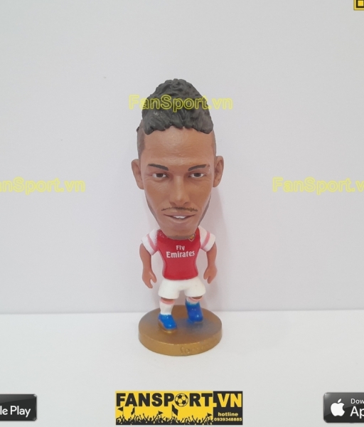 Tượng Pierre-Emerick Aubameyang 14Arsenal 2018-2019 home red soccerwe