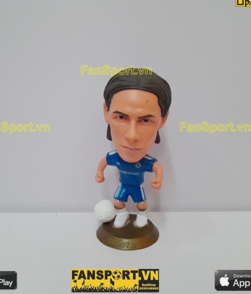 Tượng cầu thủ Fernando Torres 9 Chelsea 2011 2012 home blue kodoto