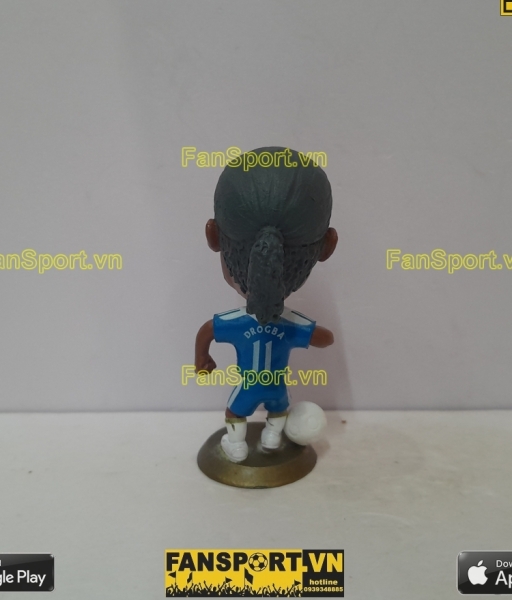 Tượng cầu thủ Didier Drogba 11 Chelsea 2011-2012 home blue kodoto ball