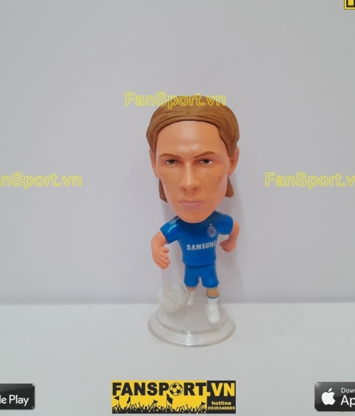 Tượng cầu thủ Fernando Torres 9 Chelsea 2012 2013 home blue kodoto