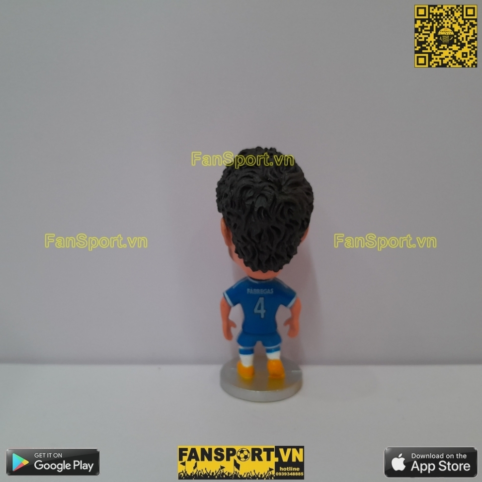 Tượng cầu thủ bóng đá Cesc Fabregas 4 Chelsea 2015-2016 home soccerwe