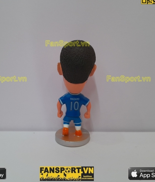 Tượng cầu thủ Eden Hazard 10 Chelsea 2015-2016 home blue soccerwe