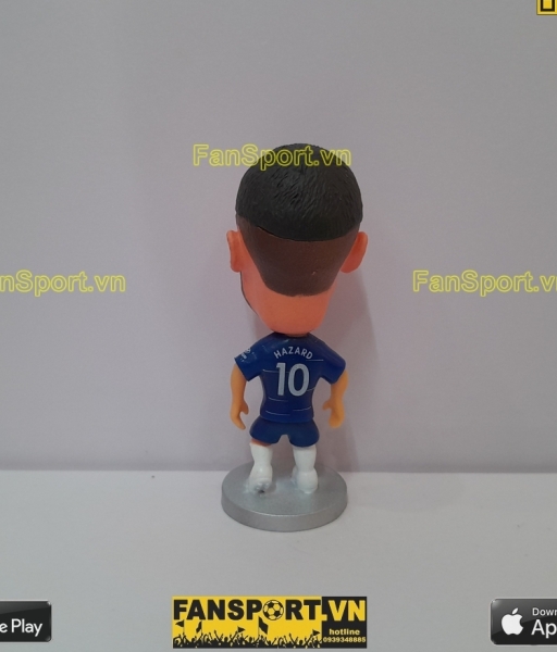 Tượng cầu thủ Eden Hazard 10 Chelsea 2018-2019 home blue soccerwe