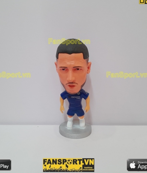 Tượng cầu thủ Eden Hazard 10 Chelsea 2018-2019 home blue soccerwe