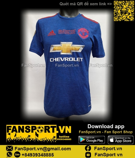 Áo đấu Manchester United Europa League final 2017 away shirt AI6704