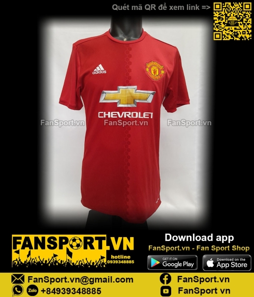 Áo đấu Manchester United 2016-2017 home shirt jersey red AI6720