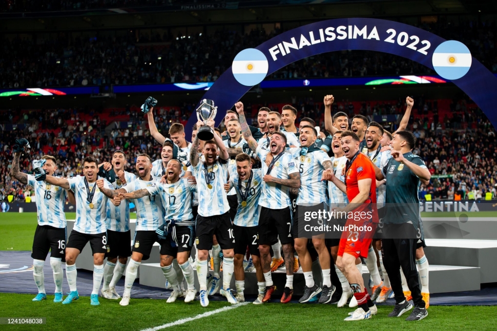 Áo Messi 10 Argentina Finalissima CONMEBOL–UEFA 2022 shirt FS6568 2020