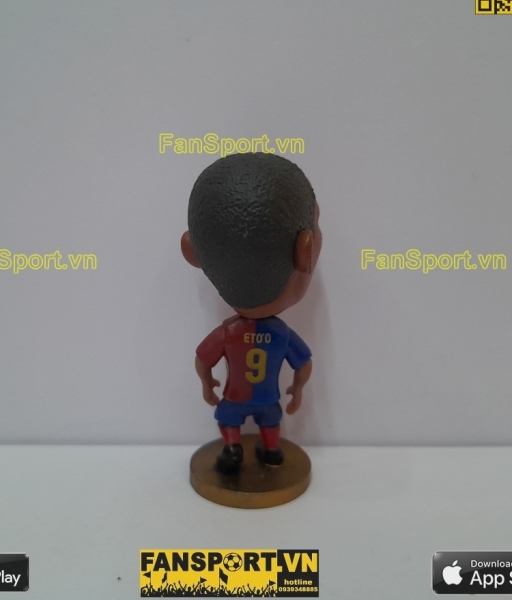 Tượng Samuel Eto'o 9 Barcelona 2008-2009 home red blue soccerwe