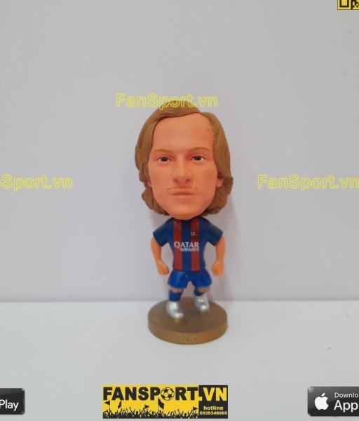 Tượng Ivan Rakitic 4 Barcelona 2016-2017 home red blue soccerwe