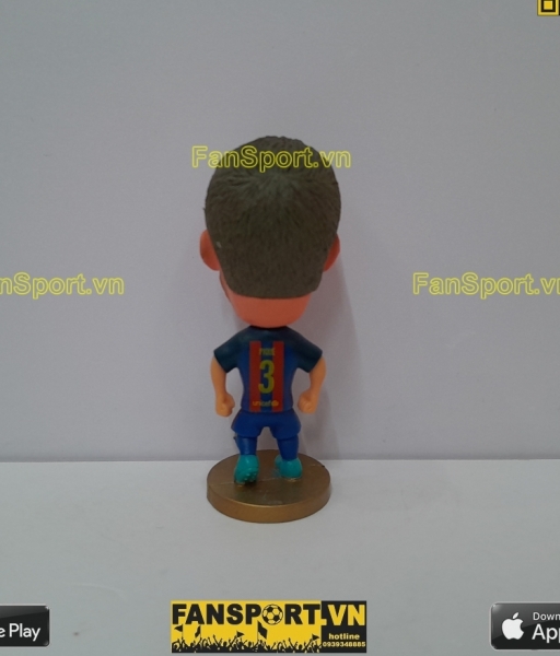 Tượng Gerard Pique 3 Barcelona 2016-2017 home red blue soccerwe