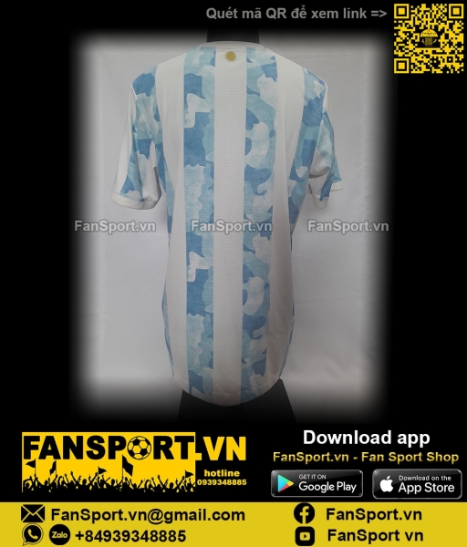 Áo Argentina 2020 2021 2022 home shirt jersey FS6568 authentic player