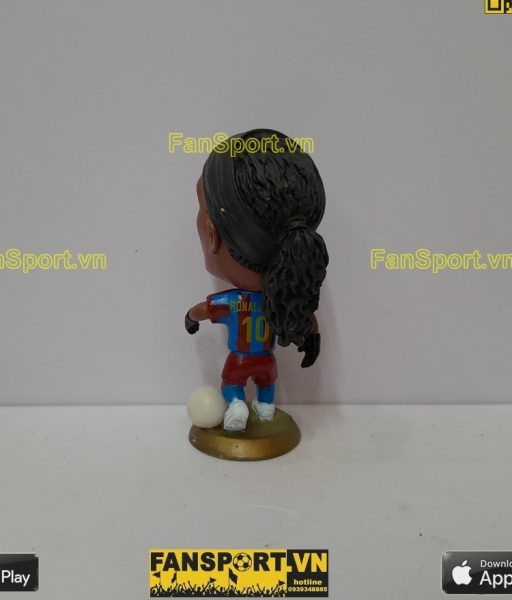 Tượng Ronaldinho 10 Barcelona 2004 2005 home red blue kodoto ball