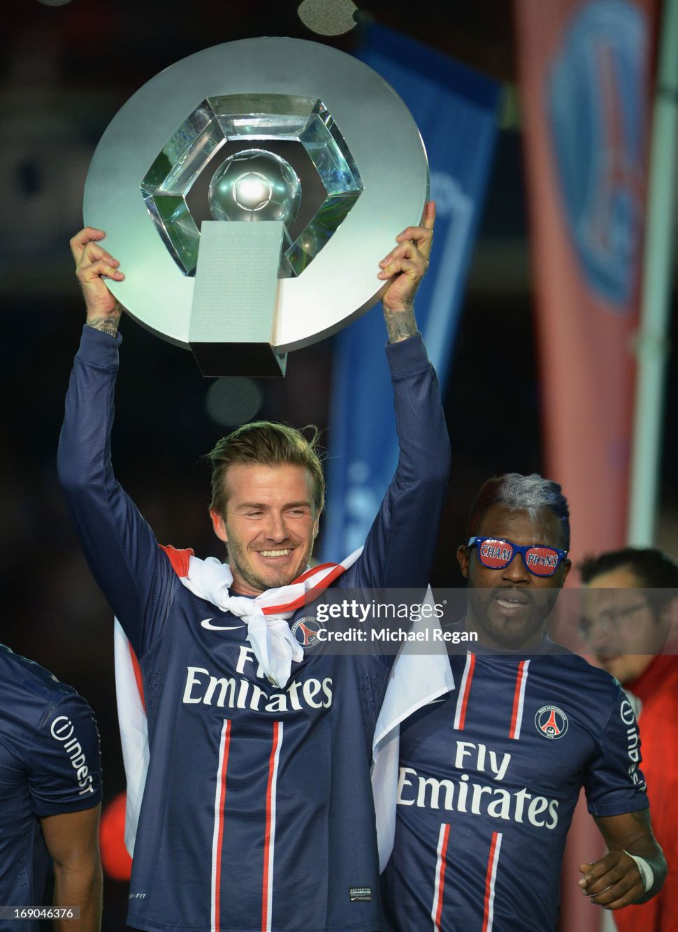 Box áo Beckham PSG 2011 2012 2013 home shirt box last jersey 479818