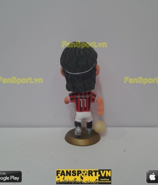 Tượng Zlatan Ibrahimovic 11 AC Milan 2011-2012 home red black kodoto