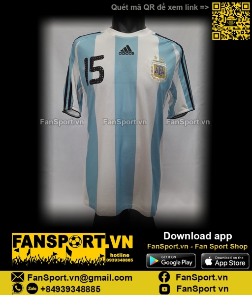 Áo Messi 15 Argentina Olympics 2008 2007 2009 home shirt jersey 623821