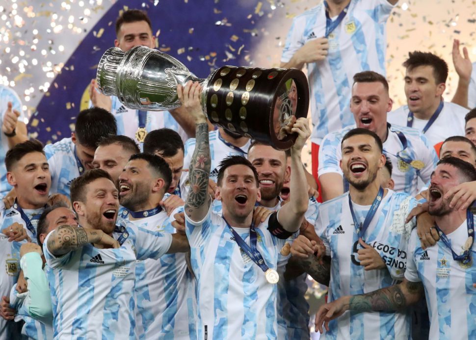 Áo Argentina 2020 2021 home shirt jersey FS6569 authentic player issue