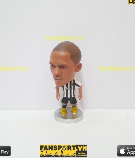 Tượng Douglas Costa 11 Juventus 2017 2018 home white black soccerwe