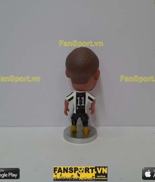 Tượng Douglas Costa 11 Juventus 2017 2018 home white black soccerwe