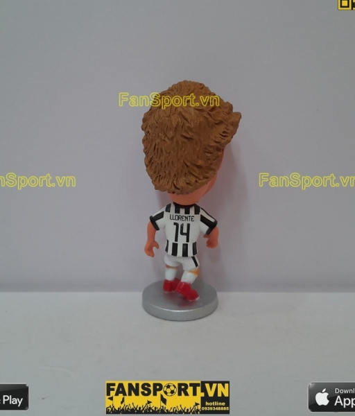 Tượng Fernando Llorente 14 Juventus 2014 2015 home black white kodoto