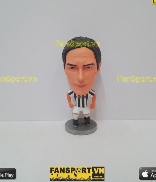 Tượng Filippo Inzaghi 9 Juventus 2000-2001 home white black soccerwe