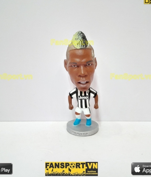 Tượng Paul Pogba 6 Juventus 2014 2015 home black white kodoto