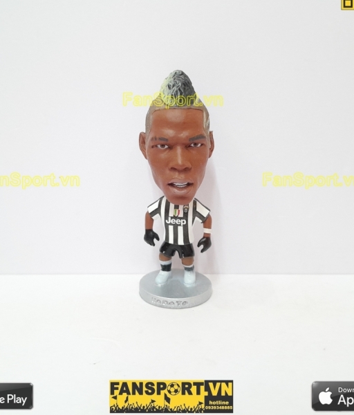 Tượng Paul Pogba 6 Juventus 2014 2015 home black white kodoto