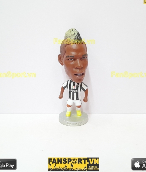 Tượng Paul Pogba 6 Juventus 2014 2015 home black white kodoto