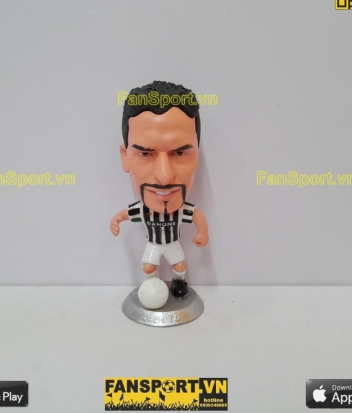 Tượng Roberto Baggio 10 Juventus 1992 1993 1994 home ball kodoto