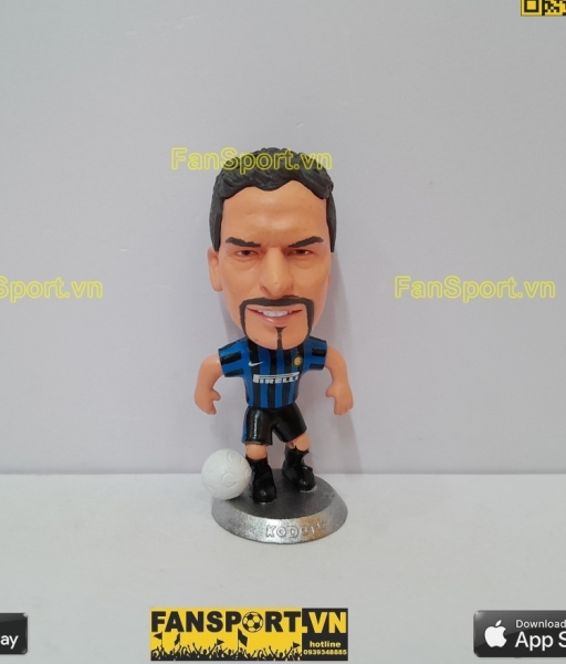 Tượng Roberto Baggio 10 Inter Milan 1999 2000 home blue black kodoto