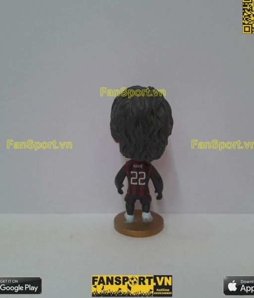 Tượng Kaka 22 AC Milan 2008 2009 home red black soccerwe