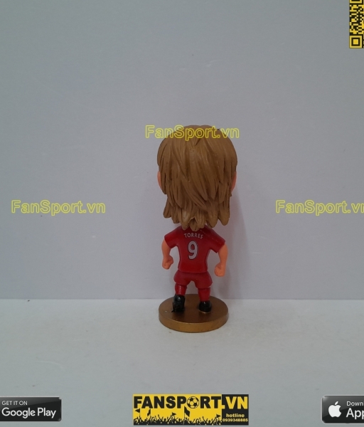 Tượng Fernando Torres 9 Liverpool 2008 2009 2010 home red soccerwe