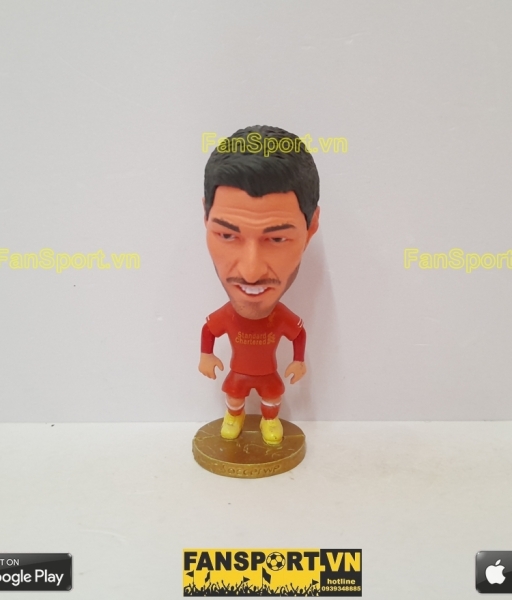 Tượng cầu thủ Luis Suarez 7 Liverpool 2013 2014 home red soccerwe