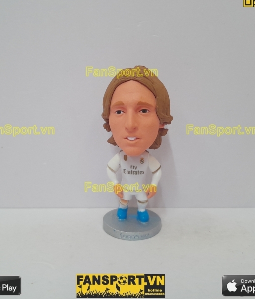 Tượng Luka Modric 10 Real Madrid 2019-2020 home white soccerwe