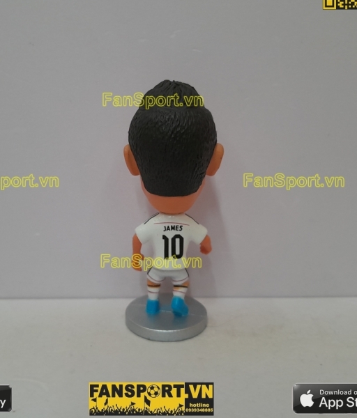 Tượng James Rodriguez 10 Real Madrid 2014-2015 home white kodoto