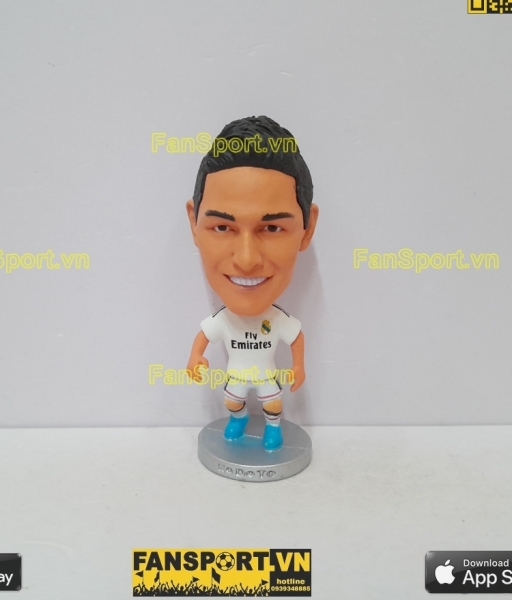 Tượng James Rodriguez 10 Real Madrid 2014-2015 home white kodoto