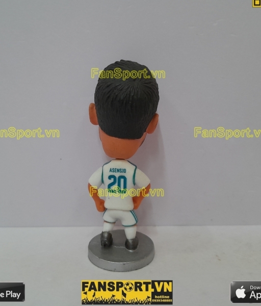 Tượng cầu thủ Marco Asensio 20 Real Madrid 2017-2018 home soccerwe