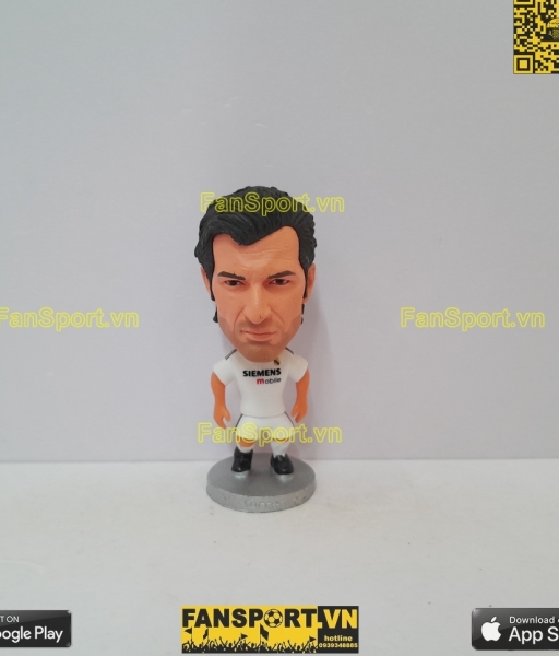 Tượng Luis Figo 10 Real Madrid 2004-2005 home soccerwe mô hình