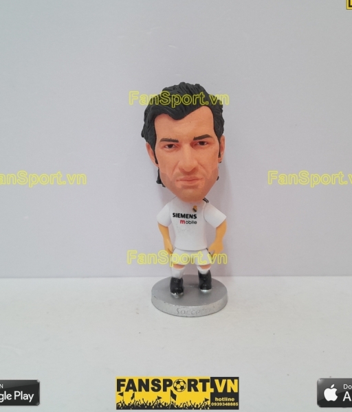 Tượng Luis Figo 10 Real Madrid 2004-2005 home soccerwe mô hình