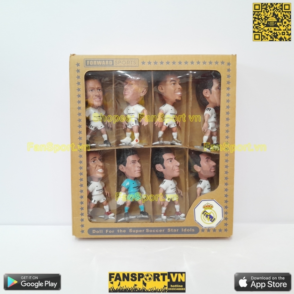 Box Real Madrid Super Soccer Star Idols dolls 2004 2005 home prostars