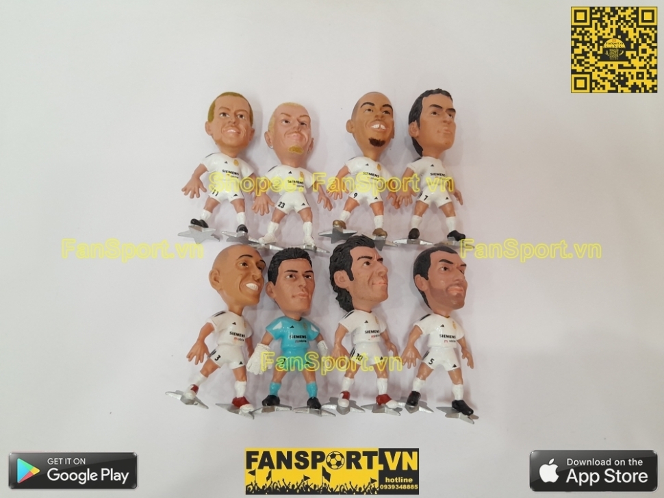 Box Real Madrid Super Soccer Star Idols dolls 2004 2005 home prostars
