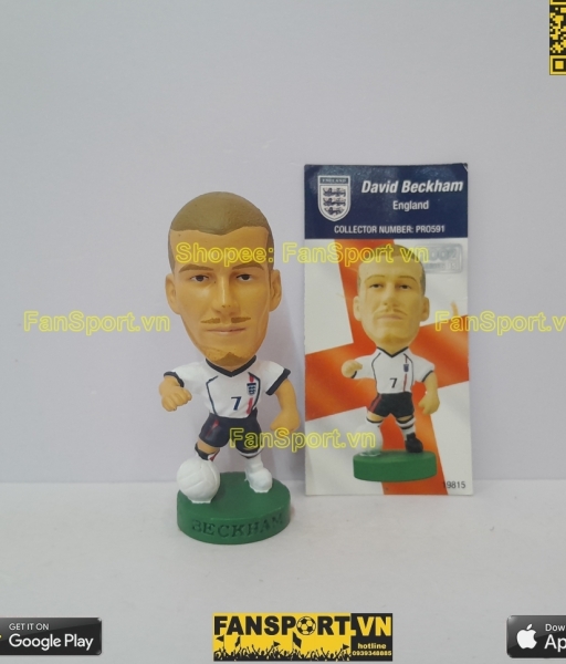 Tượng David Beckham 7 England 2001 2002 2003 home corinthian PRO591