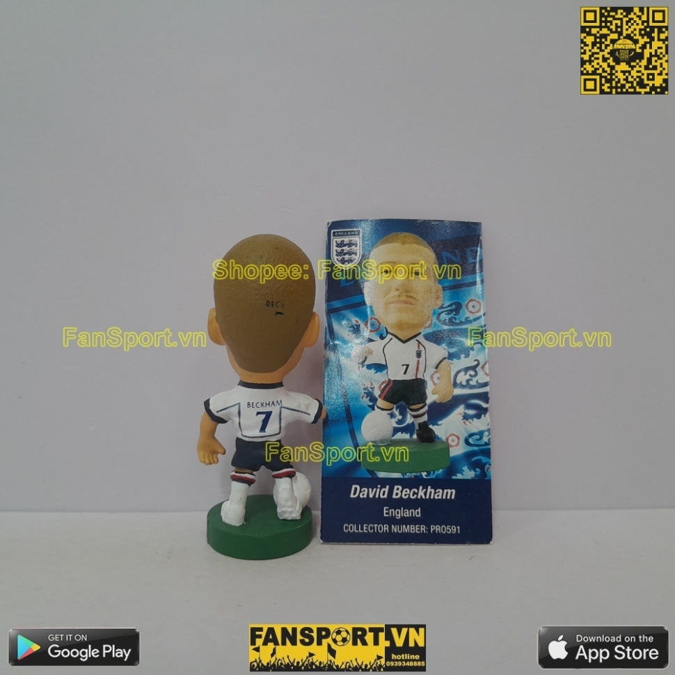 Tượng David Beckham 7 England 2001 2002 2003 home corinthian PRO591