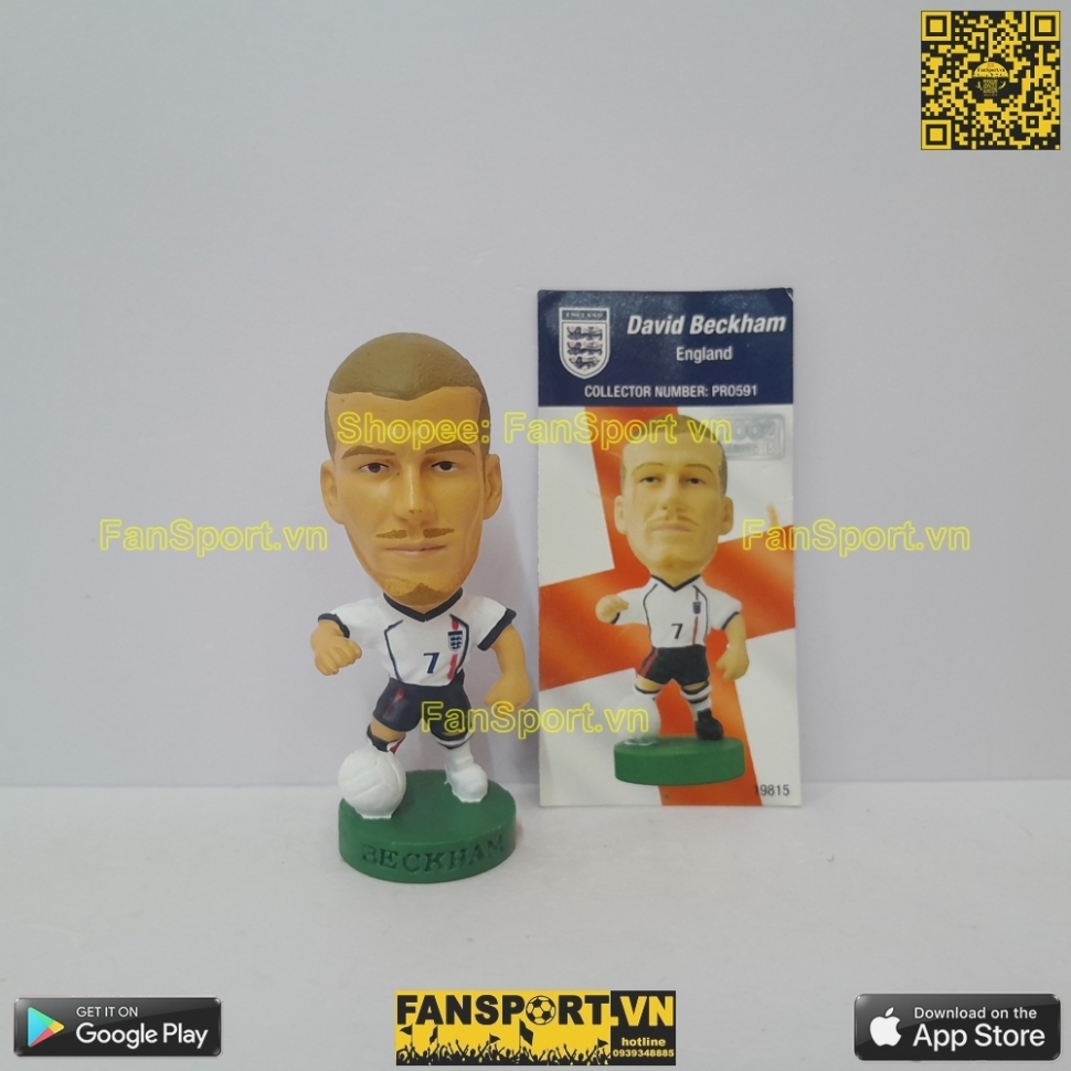 Tượng David Beckham 7 England 2001 2002 2003 home corinthian PRO591